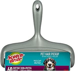 61BI5R0bjCL.__AC_SX300_SY300_QL70_ML2_ Scotch-Brite Pet Hair Lint Roller Review Extra Sticky Fur and Fluff Remover
