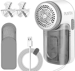 71r53mDGJJL.__AC_SX300_SY300_QL70_FMwebp_ iRUNTEK Wired Fabric Lint Remover Review Sweater Defuzzer Performance Tested