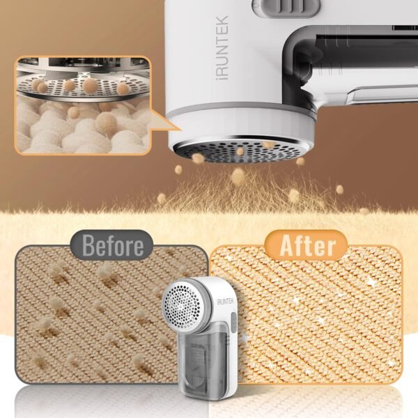 81xj5vTg4AL._AC_SL1500_ iRUNTEK Wired Fabric Lint Remover Review Sweater Defuzzer Performance Tested